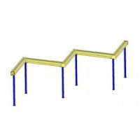 Колода гімнастична вигнута